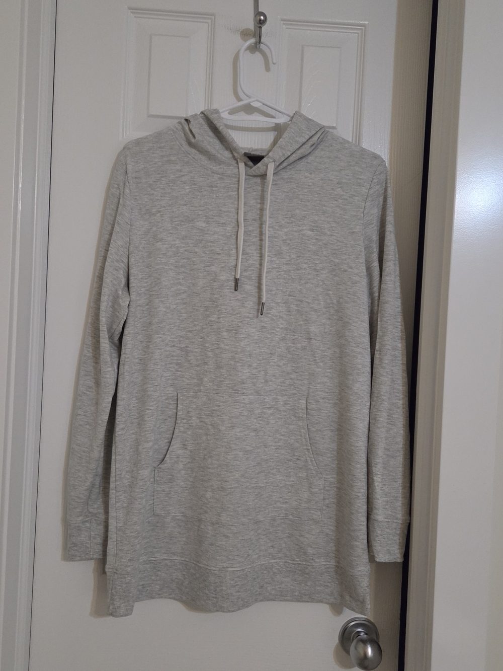 Joe Fresh Light Gray Long Lightweight Hoodie